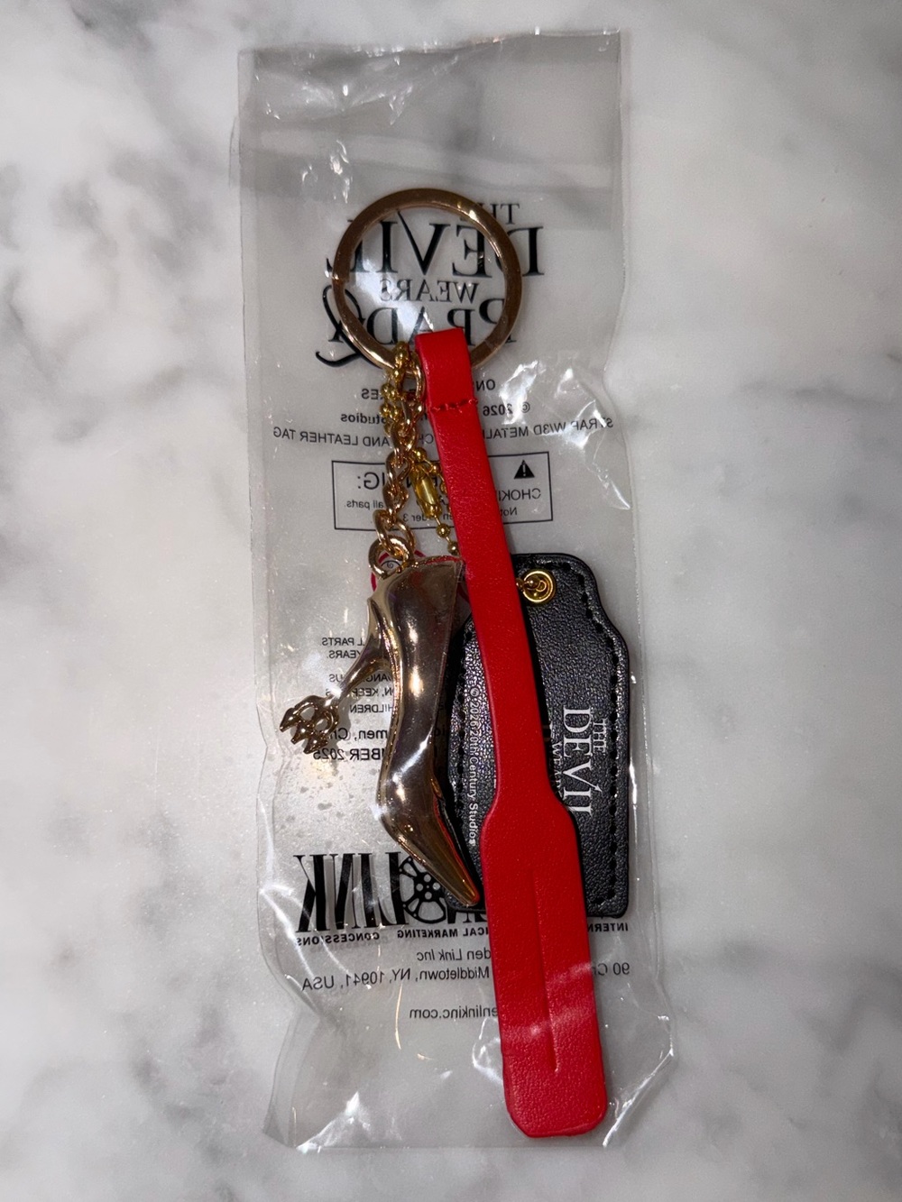 The Devil Wears Prada 2 charm keychain and handbag popcorn purse